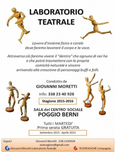 Laboratorio teatrale a Poggio Berni